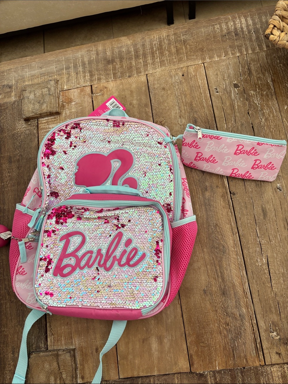Barbie Sequin Backpack NWT